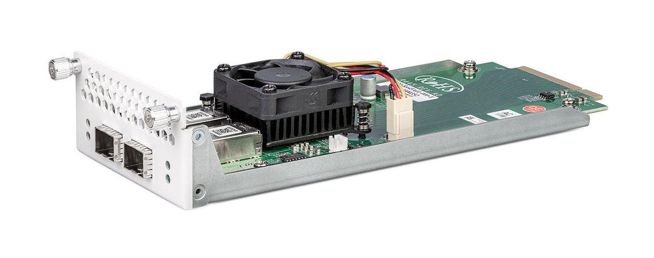 Lancom UF Extension Module 2x 10G SFP+ (UF - X60), Grün, Grau, Modul zur Porterweiterung - IT - RESELL