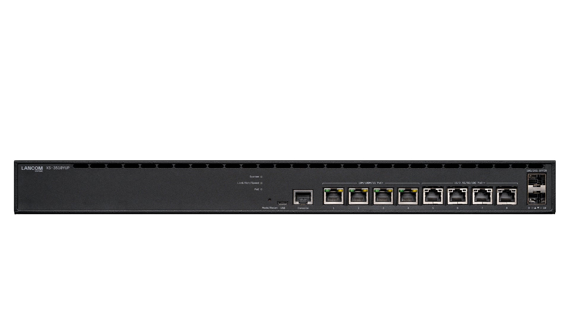 Lancom XS - 3510YUP - Switch - Multi - Gigabit, für kleine Szenarien - managed - 4 x 10/100/1000 (PoE+) - IT - RESELL