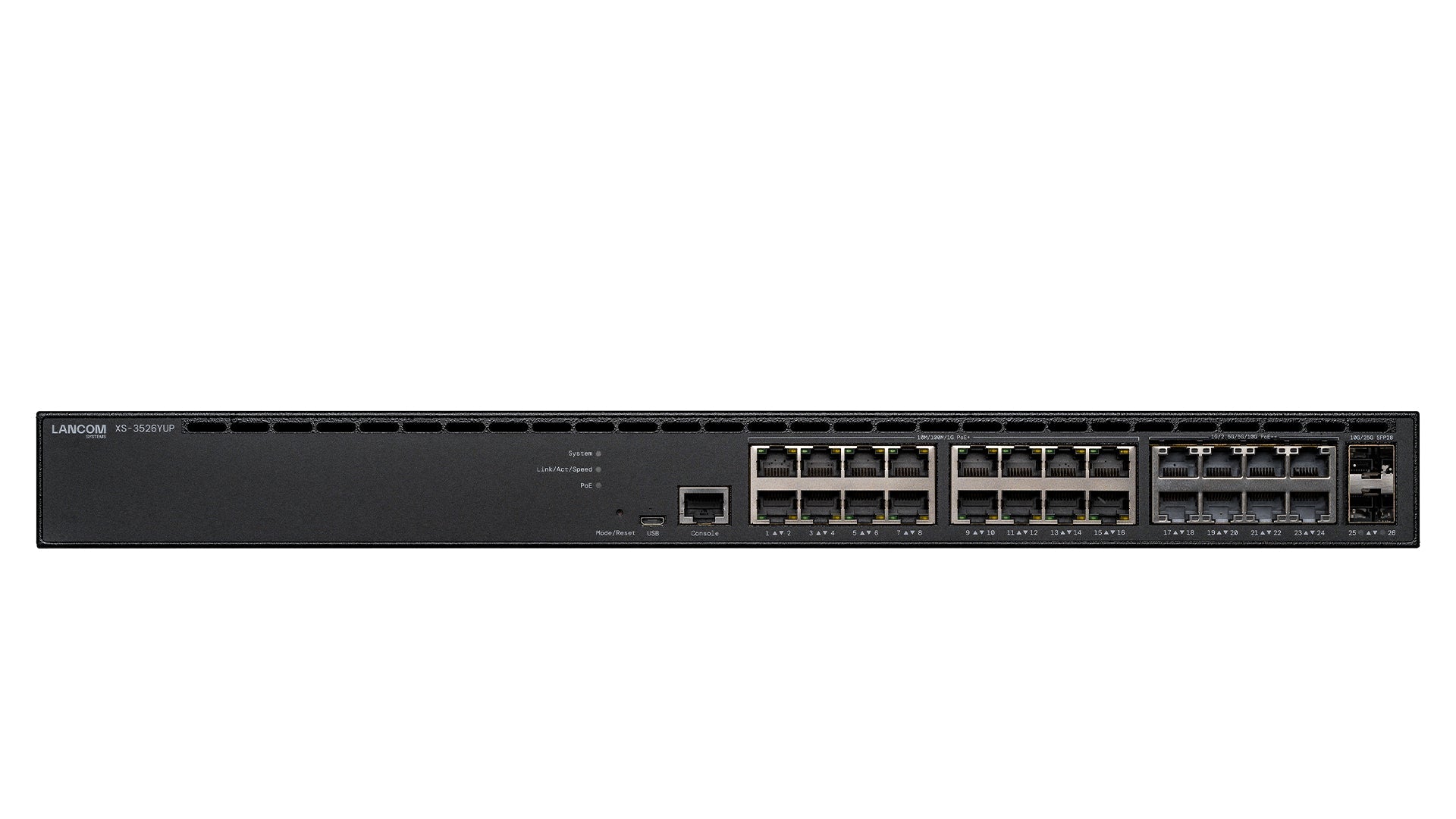 Lancom XS - 3526YUP - Switch - Multi - Gigabit, für mittlere Szenarien - L3 - managed - 16 x 10/100/1000 (PoE+) - IT - RESELL