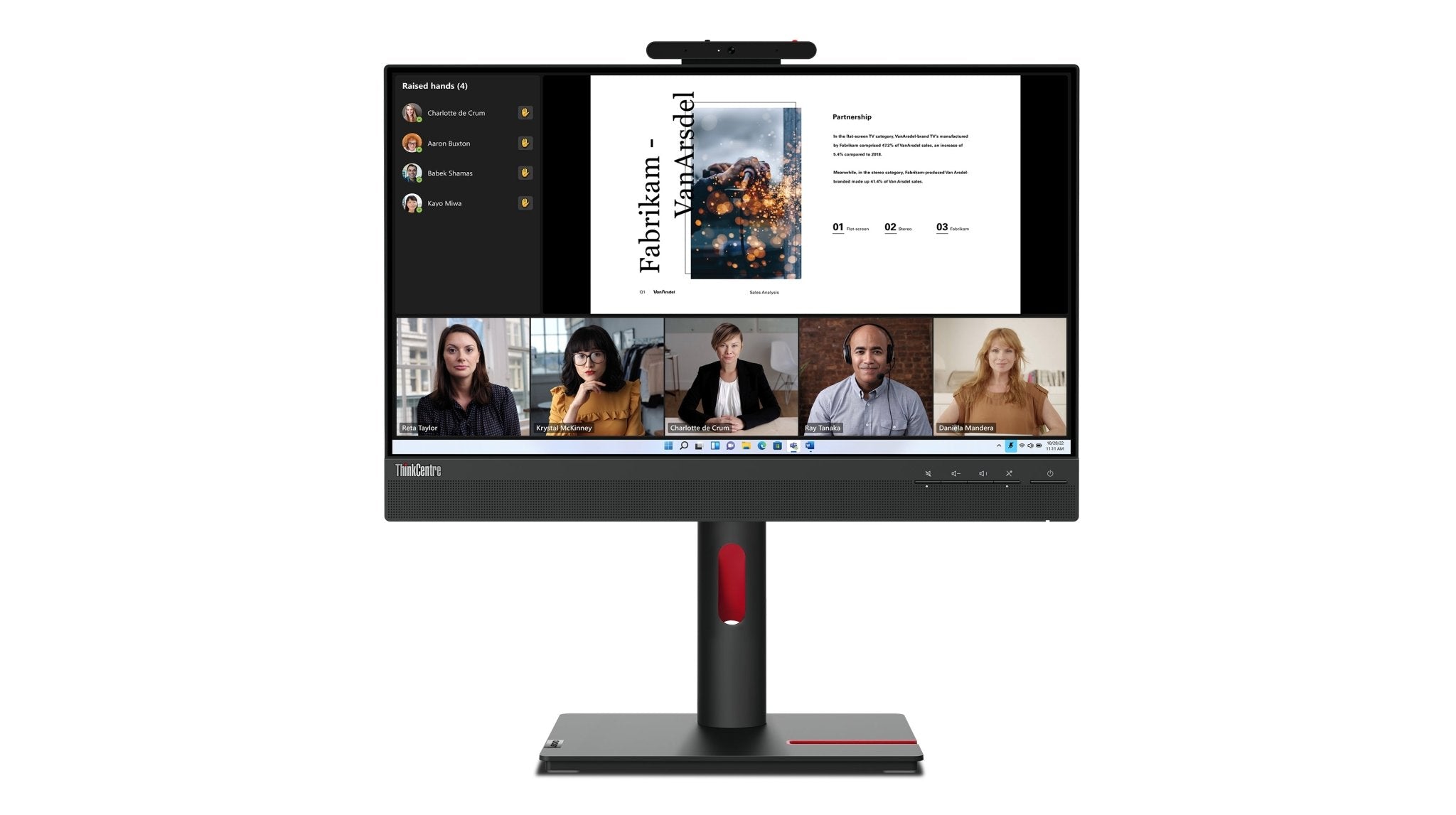 Lenovo ThinkCentre Tiny - in - One 22 Gen 5 - LED - Monitor - 55.9 cm (22