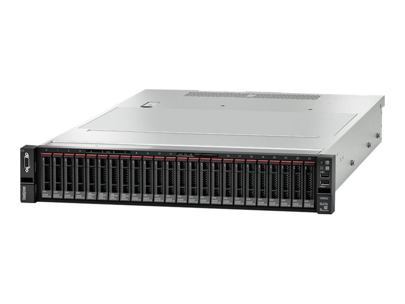 Lenovo ThinkSystem SR650 7X06 - Server - Rack - Montage - 2U - zweiweg - 1 x Xeon Silver 4215R / 3.2 GHz - RAM 32 GB - SAS - Hot - Swap 6.4 cm (2.5