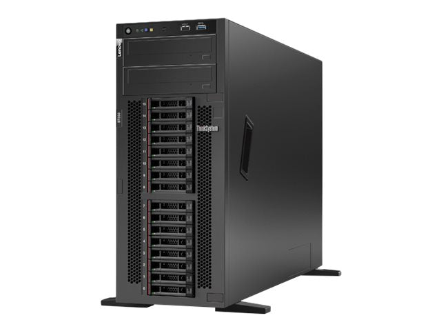 Lenovo ThinkSystem ST550 7X10 - Server - Tower - 4U - zweiweg - 1 x Xeon Silver 4210R / 2.4 GHz - RAM 32 GB - SAS - Hot - Swap 6.4 cm (2.5
