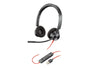 Poly Blackwire 3320 - 3300 Series - Headset - On - Ear - IT - RESELL