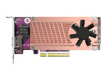 QNAP QM2 - 2P10G1TB - Speicher - Controller - M.2 - PCIe 3.0 x4 (NVMe) - IT - RESELL