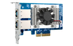 QNAP QXG - 10G2T - Netzwerkadapter - PCIe 3.0 x4 Low - Profile - IT - RESELL