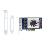 QNAP QXG - 5G4T - 111C - Netzwerkadapter - PCIe 3.0 x4 Low - Profile - IT - RESELL