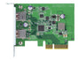 QNAP QXP - 10G2U3A - USB - Adapter - PCIe 2.0 x2 Low - Profile - IT - RESELL