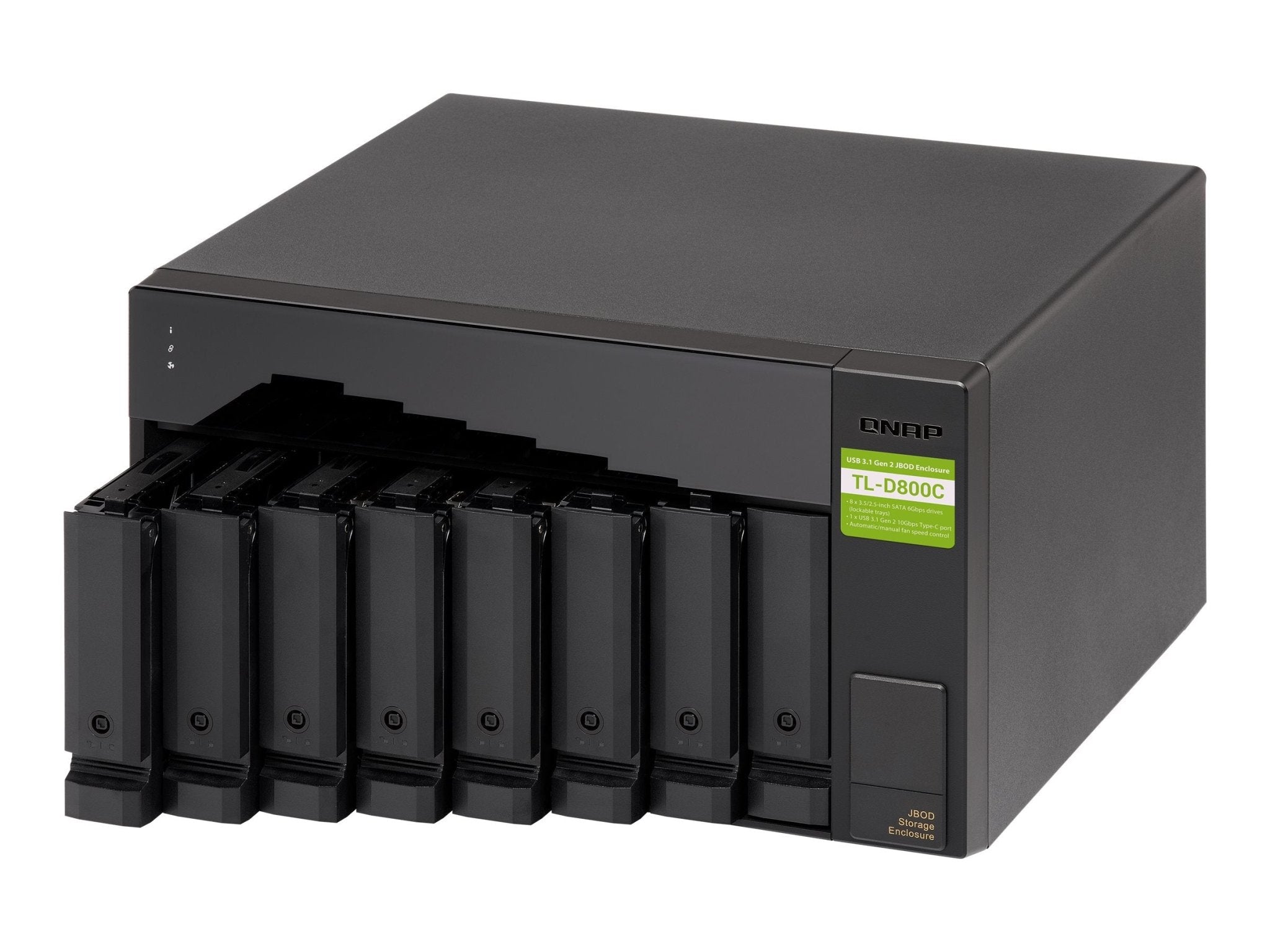 QNAP TL - D800C - Festplatten - Array - 8 Schächte (SATA - 600) - IT - RESELL