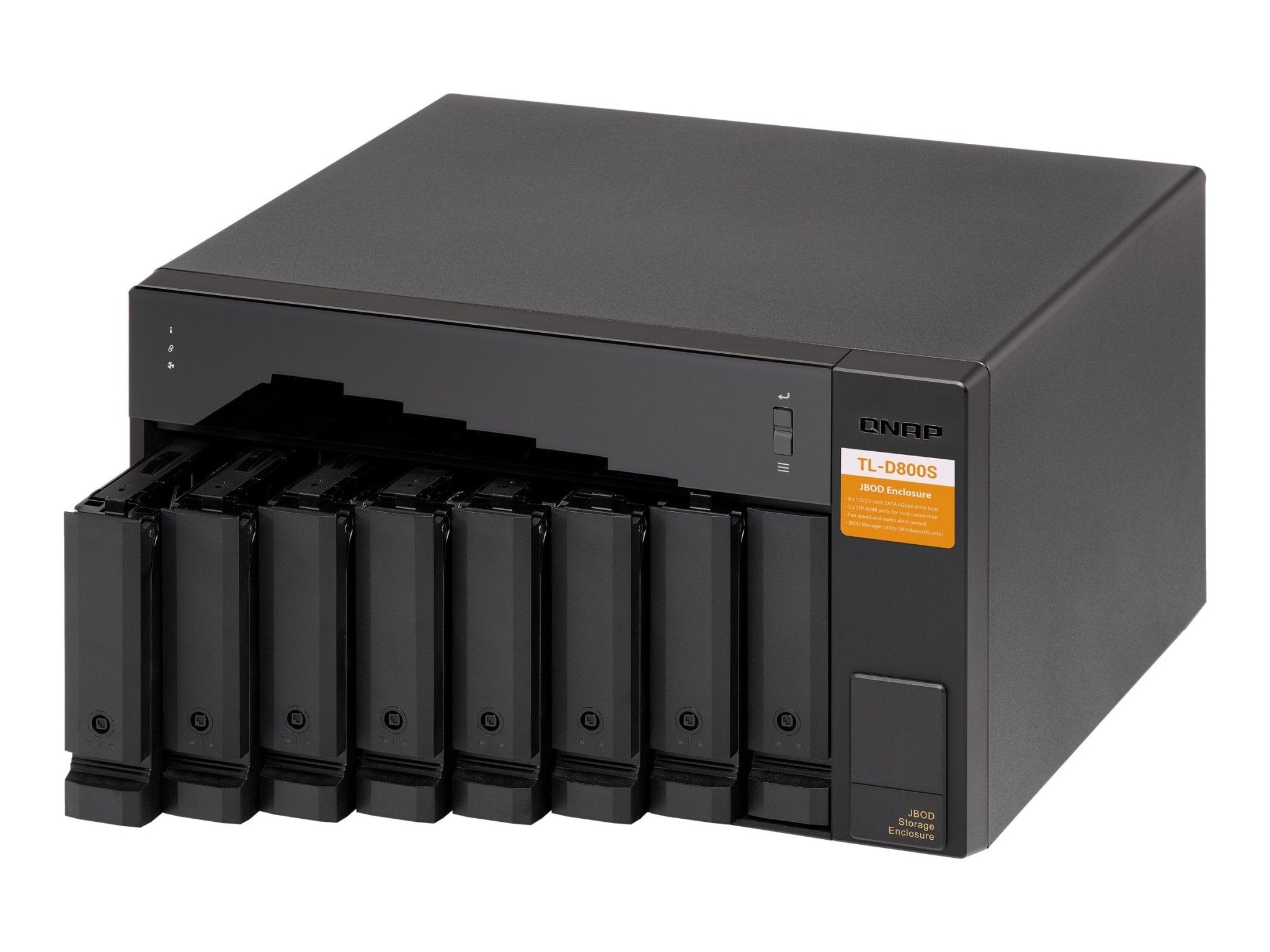 QNAP TL - D800S - Festplatten - Array - 8 Schächte (SATA - 600) - IT - RESELL