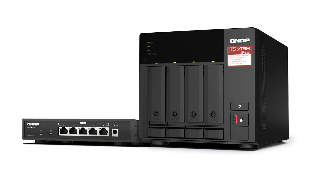 QNAP TS - 473A - NAS - Server - 4 Schächte - SATA 6Gb/s - IT - RESELL