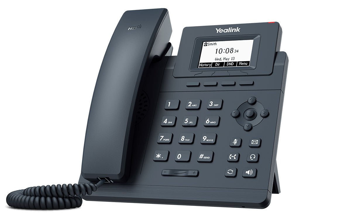 Yealink SIP - T30P, IP - Telefon, Schwarz, Kabelgebundenes Mobilteil, 1000 Eintragungen, Tasten, LCD - IT - RESELL