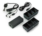 Zebra 3 - Slot Battery Charger Connected via Y Cable - Batterieladegerät - Ausgangsanschlüsse: 3 - Großbritannien (Packung mit 2) - IT - RESELL