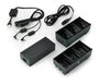 Zebra 3 - Slot Battery Charger Connected via Y Cable - Batterieladegerät - Ausgangsanschlüsse: 3 - Großbritannien (Packung mit 2) - IT - RESELL