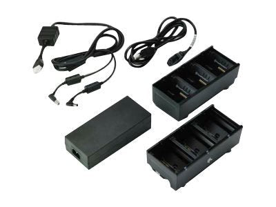 Zebra Dual 3 - Slot Battery Charger Connected via Y Cable - IT - RESELL