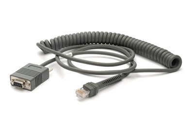 Zebra Kabel seriell - DB - 9 (W) - 2.7 m - gewickelt - IT - RESELL