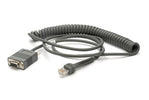 Zebra Kabel seriell - DB - 9 (W) - 2.7 m - gewickelt - IT - RESELL