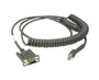 Zebra Kabel seriell - DB - 9 (W) - 2.8 m - gewickelt - IT - RESELL