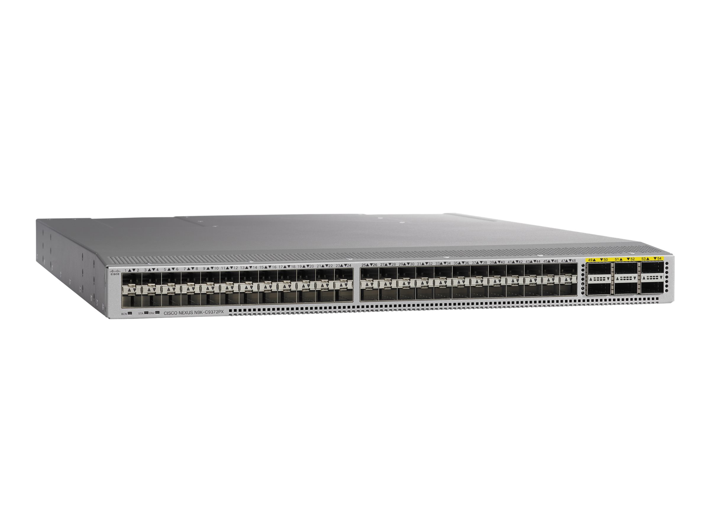 N9K-C9372PX-E-B18Q - Cisco Nexus 9372PX-E Switch, L3, 48x 1G/10G SFP+ + 6x 40G QSFP+