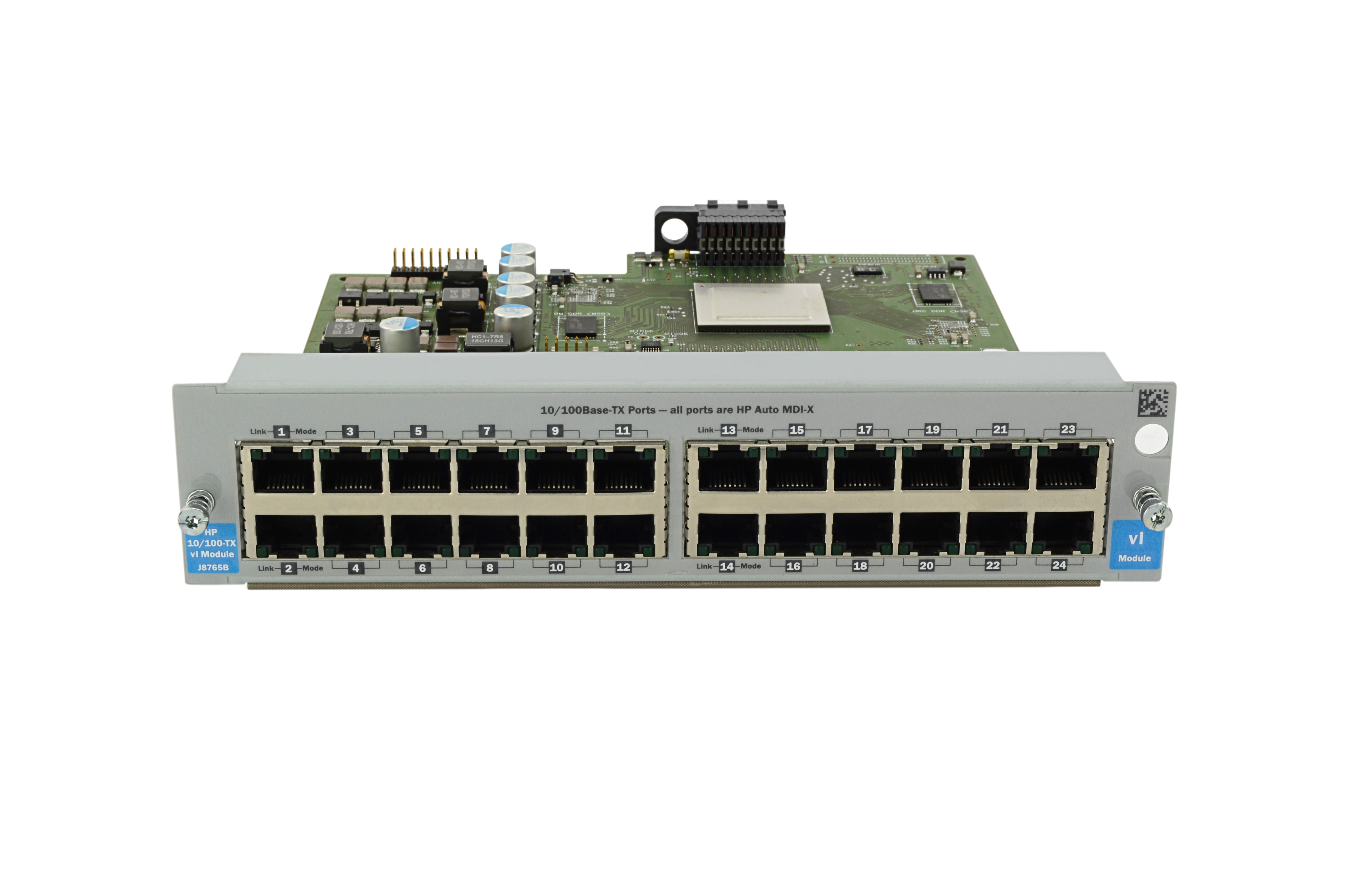 J8765B - Módulo de 24 puertos 10/100-TX para conmutador HPE - Módulo de expansión