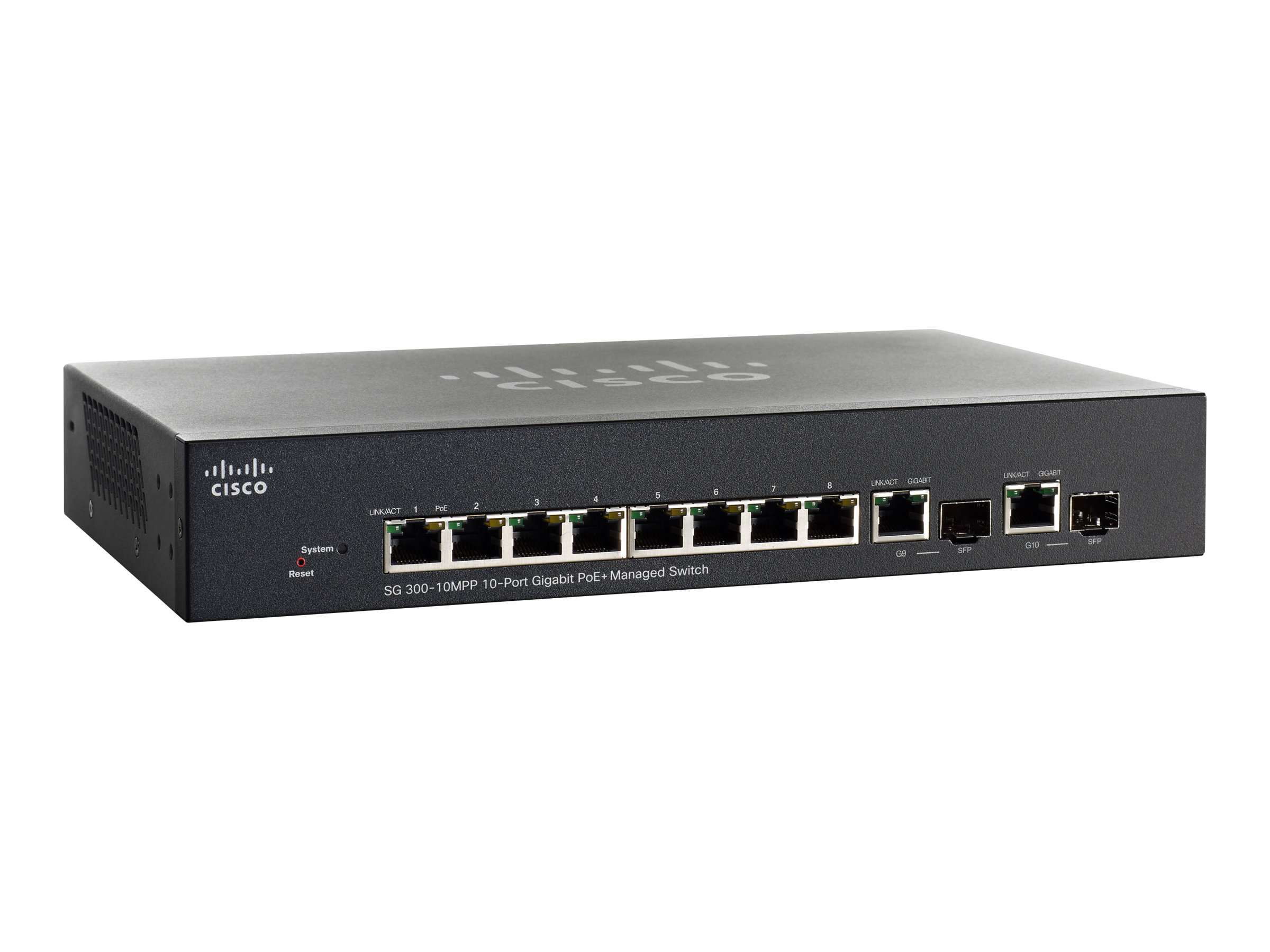 SG300-10MPP-K9-EU - Switch Cisco Business 300 - 10 porte - Gestito L3 - PoE+