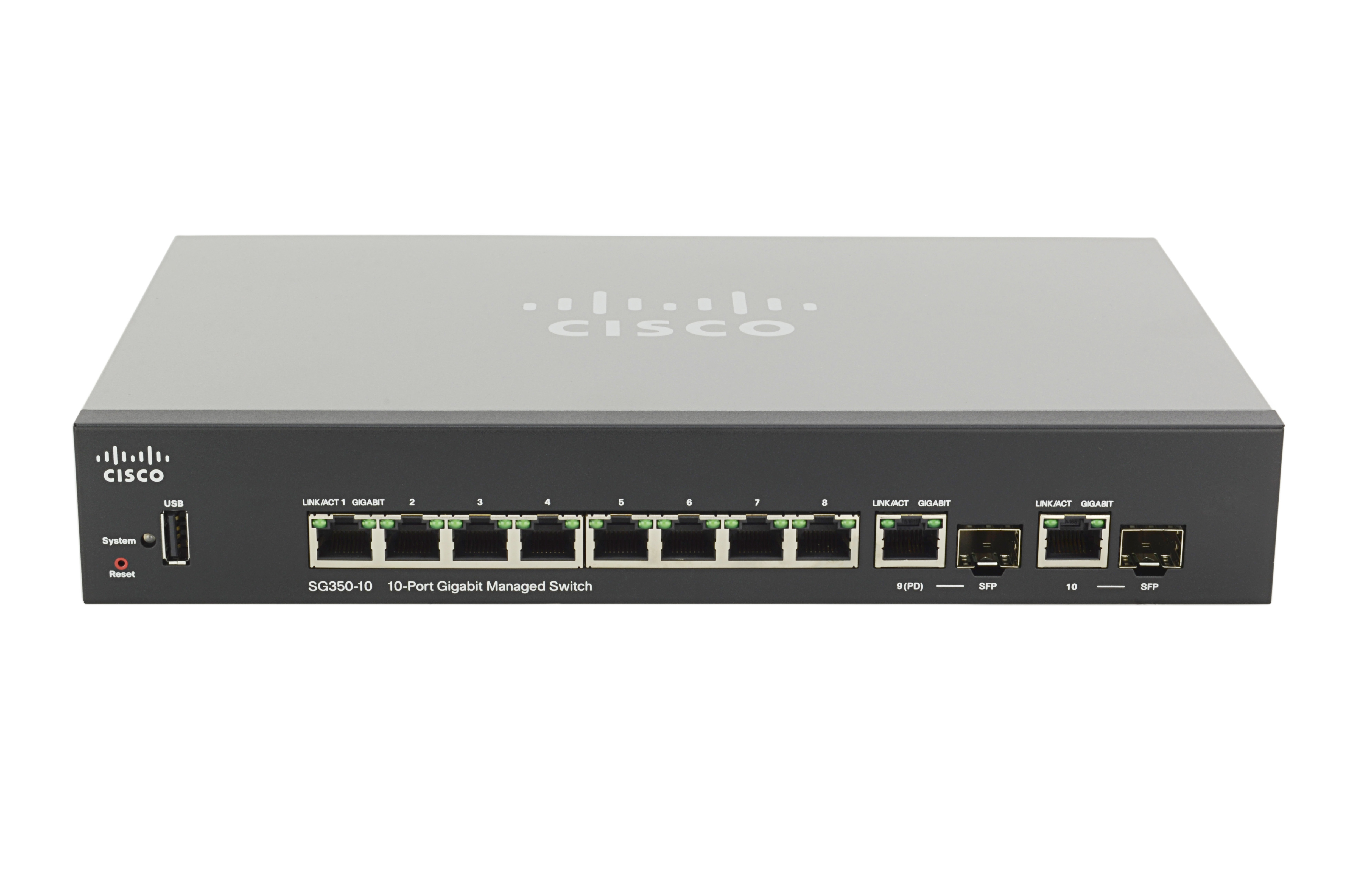 SG350-10-K9-EU - Commutateur Cisco Business 350 - 10 ports - Géré L3