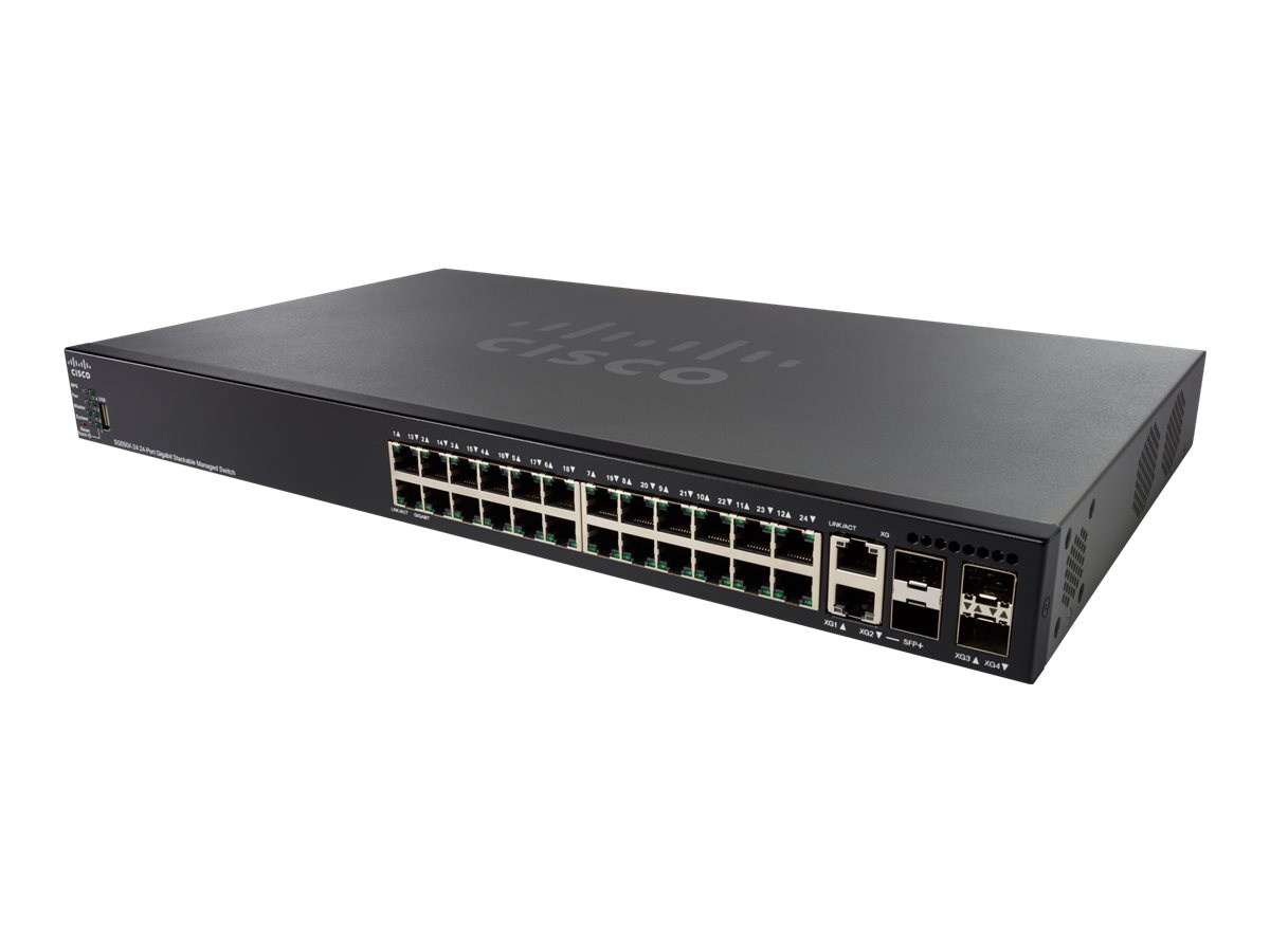 SG550X-24-K9-EU - Cisco 550X Switch, L3, 24 x 10/100/1000 + 2 x 10G SFP+
