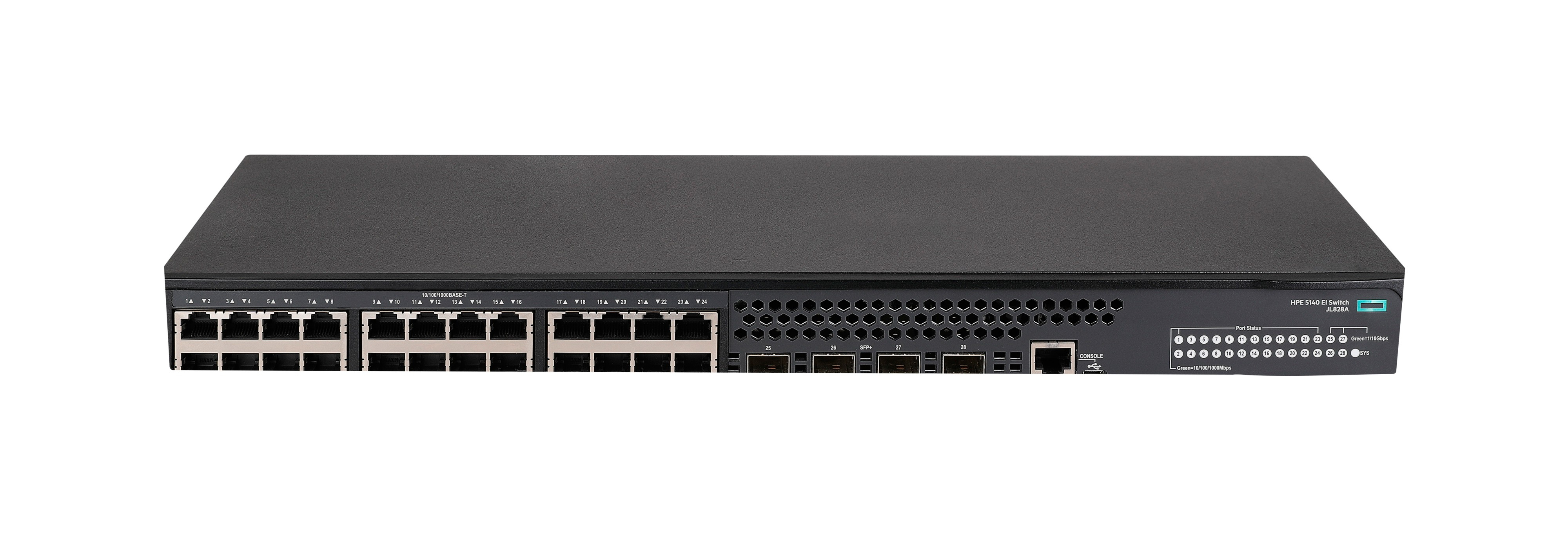 JL828A - HPE FlexNetwork 5140 24G 4SFP+ EI - Switch - L3