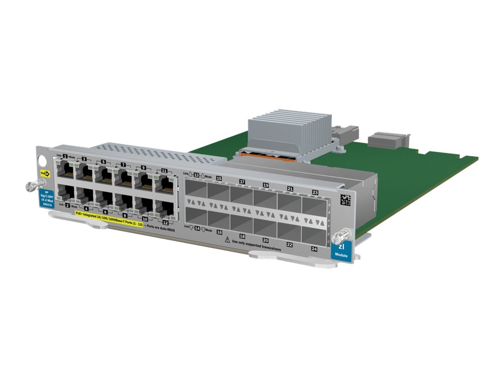 J9637A - HPE Gig-T PoE+/12-port SFP v2 zl - Modulo di espansione