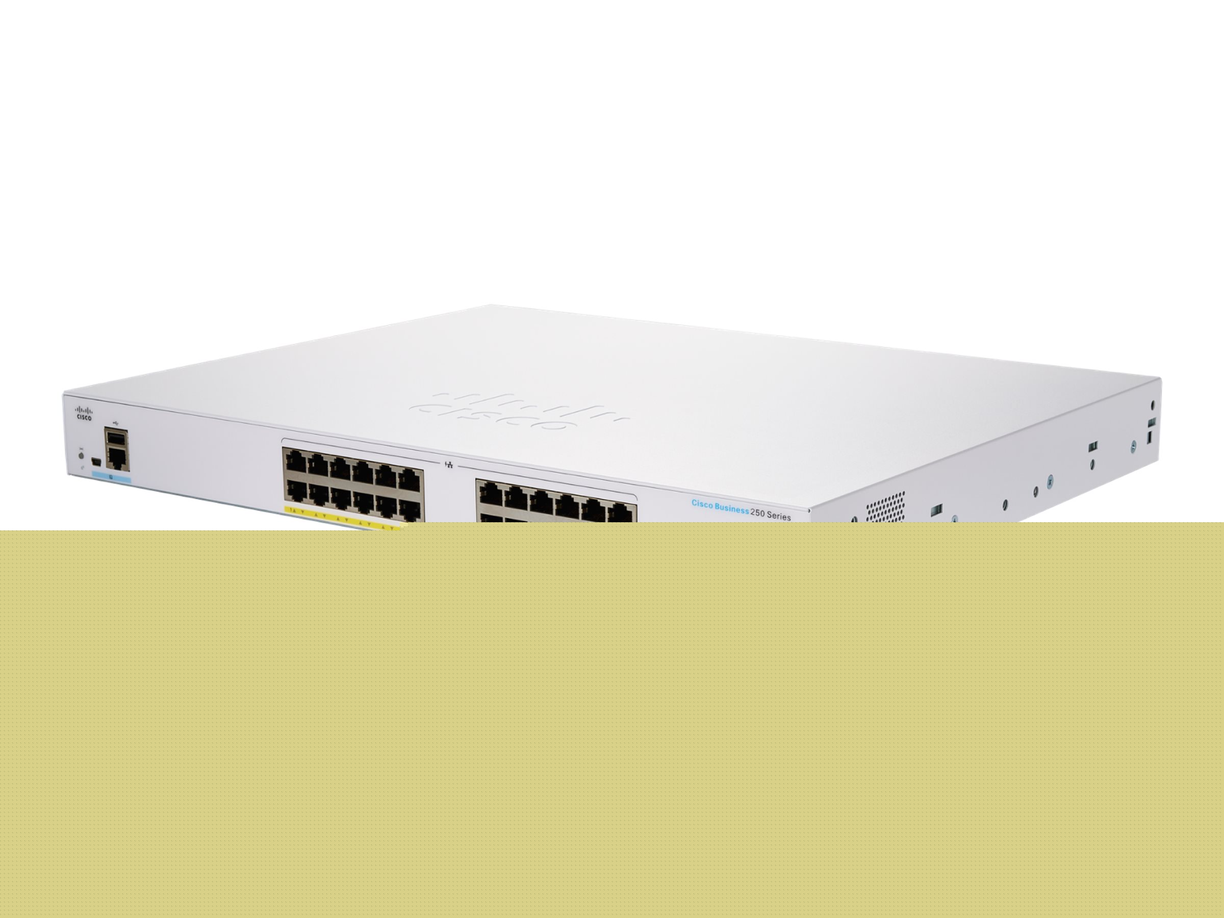 CBS250-24FP-4G-EU - Cisco Business 250 Switch, L3, Smart, 24 x 10/100/1000 (PoE+)