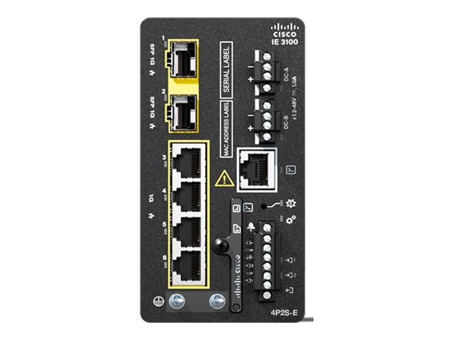 IE-3100-4P2S-E - Cisco Catalyst IE3100 Rugged Series - Network Essentials - Switch - managed - 4 x 10/100/1000 (PoE+)