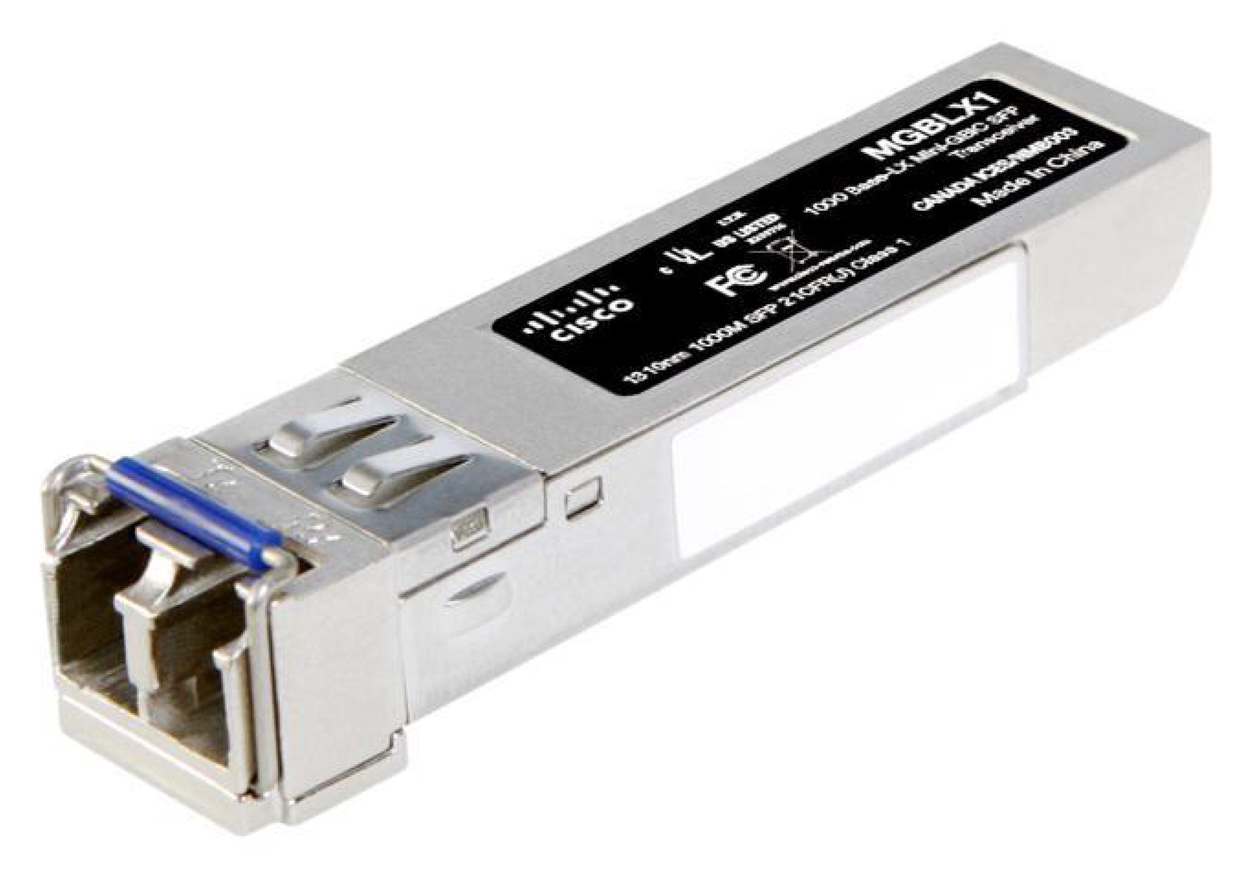 MGBLX1 - Cisco 1000BASE-LX SFP transceiver, 1000 Mbit/s, 1000Base-LX, 10,000 m, 1310 nm, wired, 1 W
