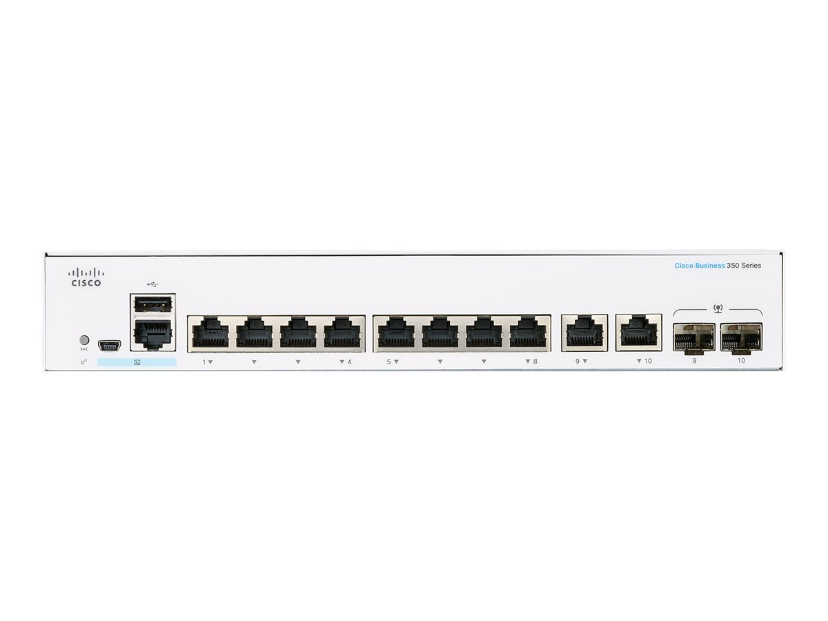CBS350-8T-E-2G-EU - Commutateur Cisco Business 350 - 8 ports - Géré L3