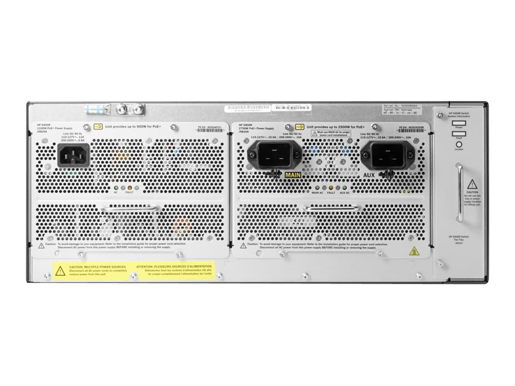 J9821A - Conmutador HPE Aruba 5400 - Gestionado de capa 2