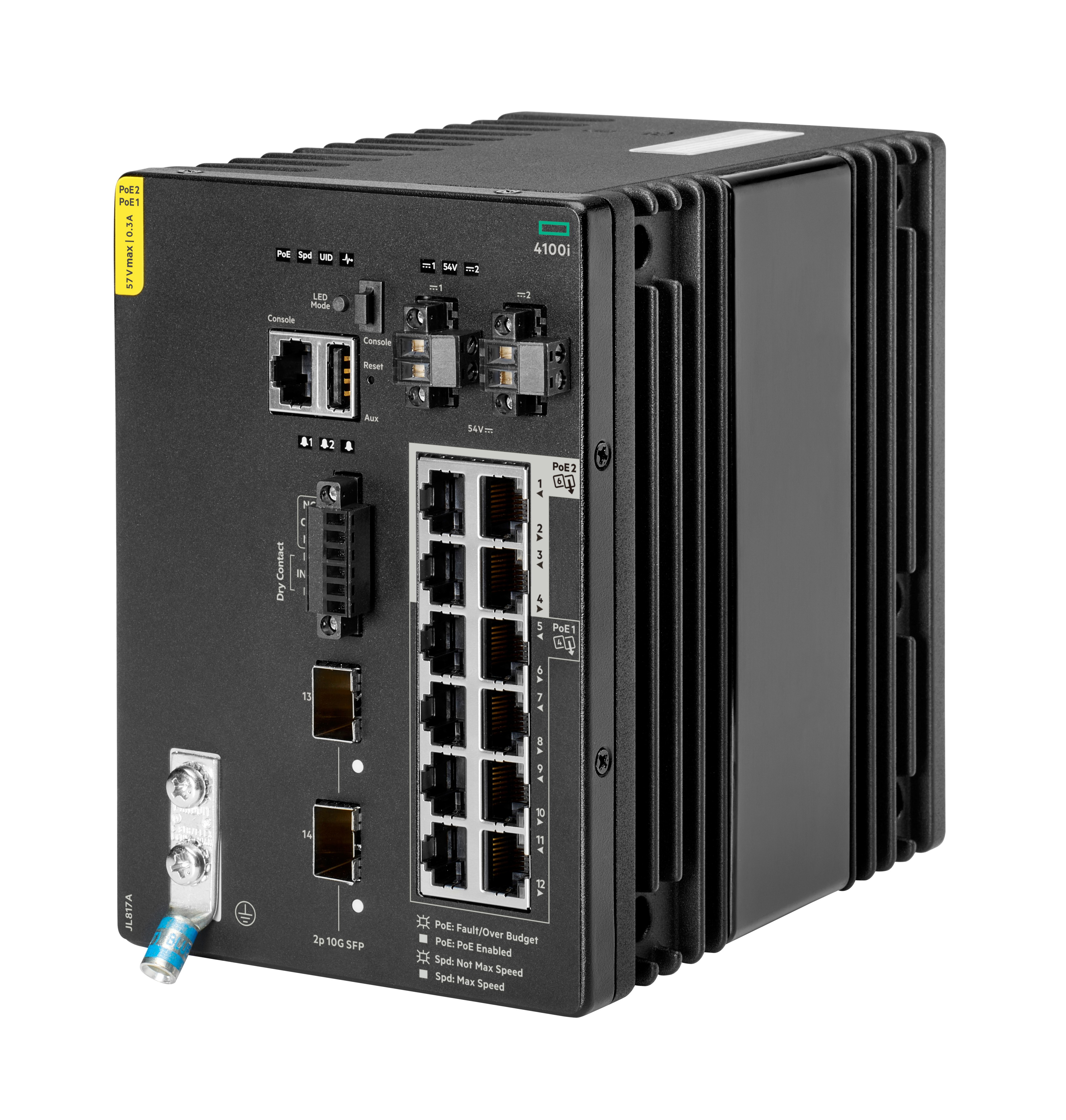 JL817A - Conmutador HPE Aruba CX 4100i - 12 puertos - PoE