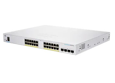 CBS250-24FP-4G - Cisco CBS250-24FP-4G, Managed, L2/L3, Gigabit Ethernet (10/100/1000), Rack-Einbau