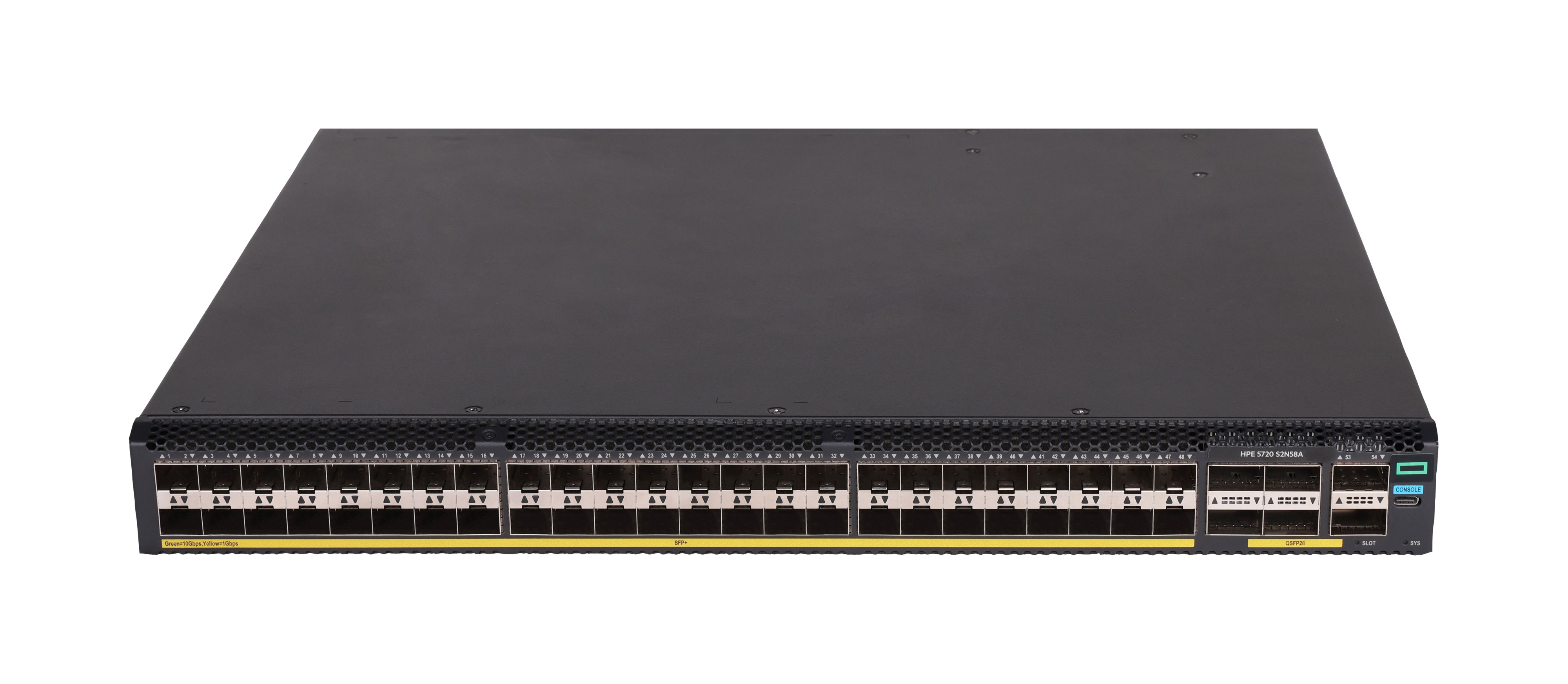 S2N58A - HPE Networking Comware 5720 48p SFP+ 1G/10G 6p QSFP28 100G Switch