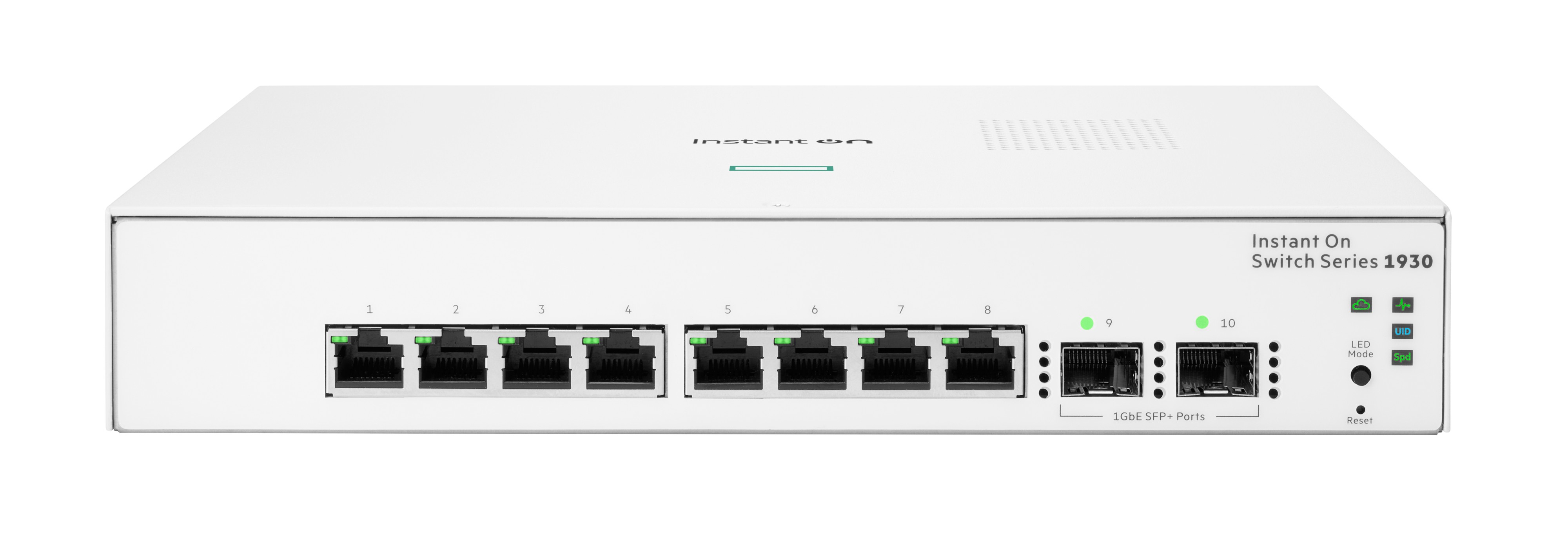 JL680A - HPE Instant On 1930 8G 2SFP Switch, Gigabit Ethernet, Layer 2, Rack-Mountable