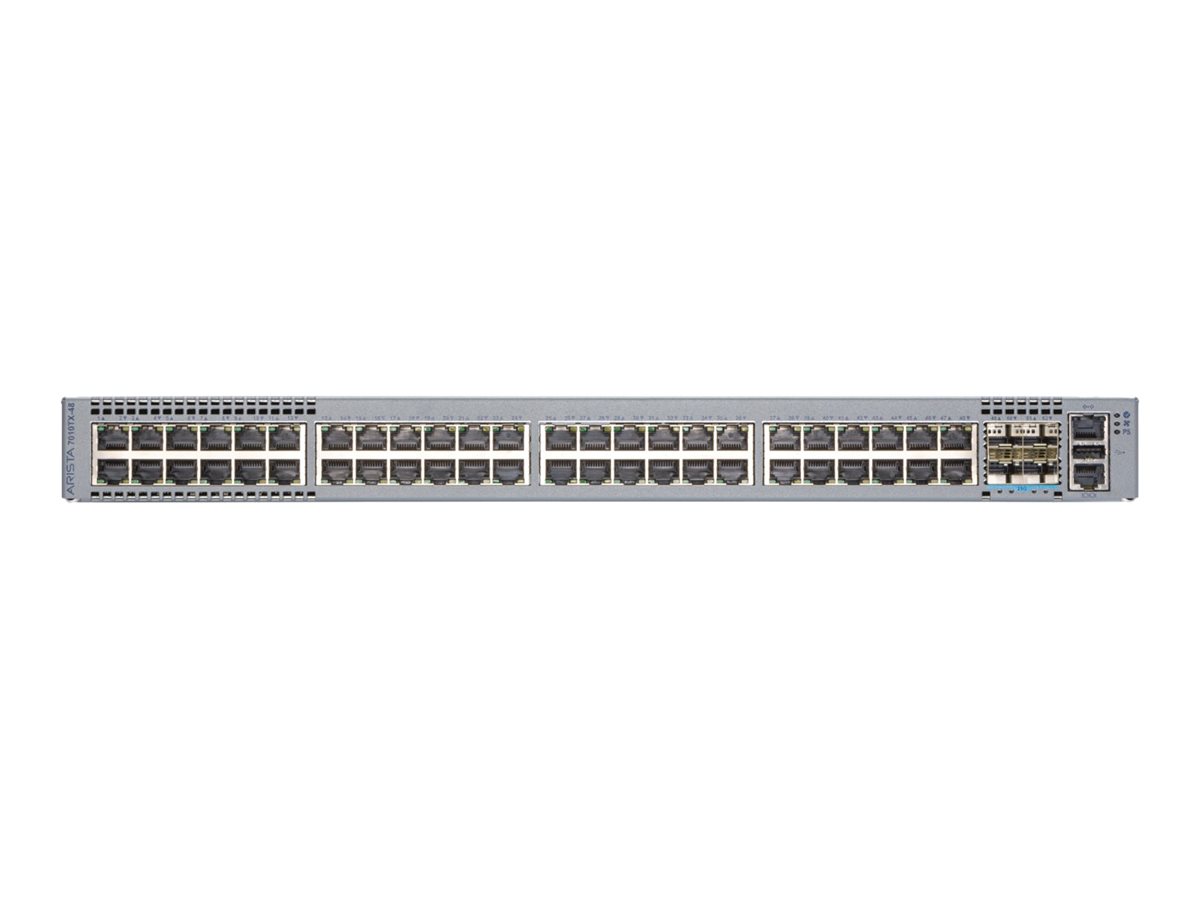 DCS-7010TX-48-R - Arista 7010X Series 7010TX-48 - Switch - L3 - managed - 48 x 10/100/1000 + 4 x 1 Gigabit / 10 Gigabit / 25 Gigabit SFP+ (Uplink)