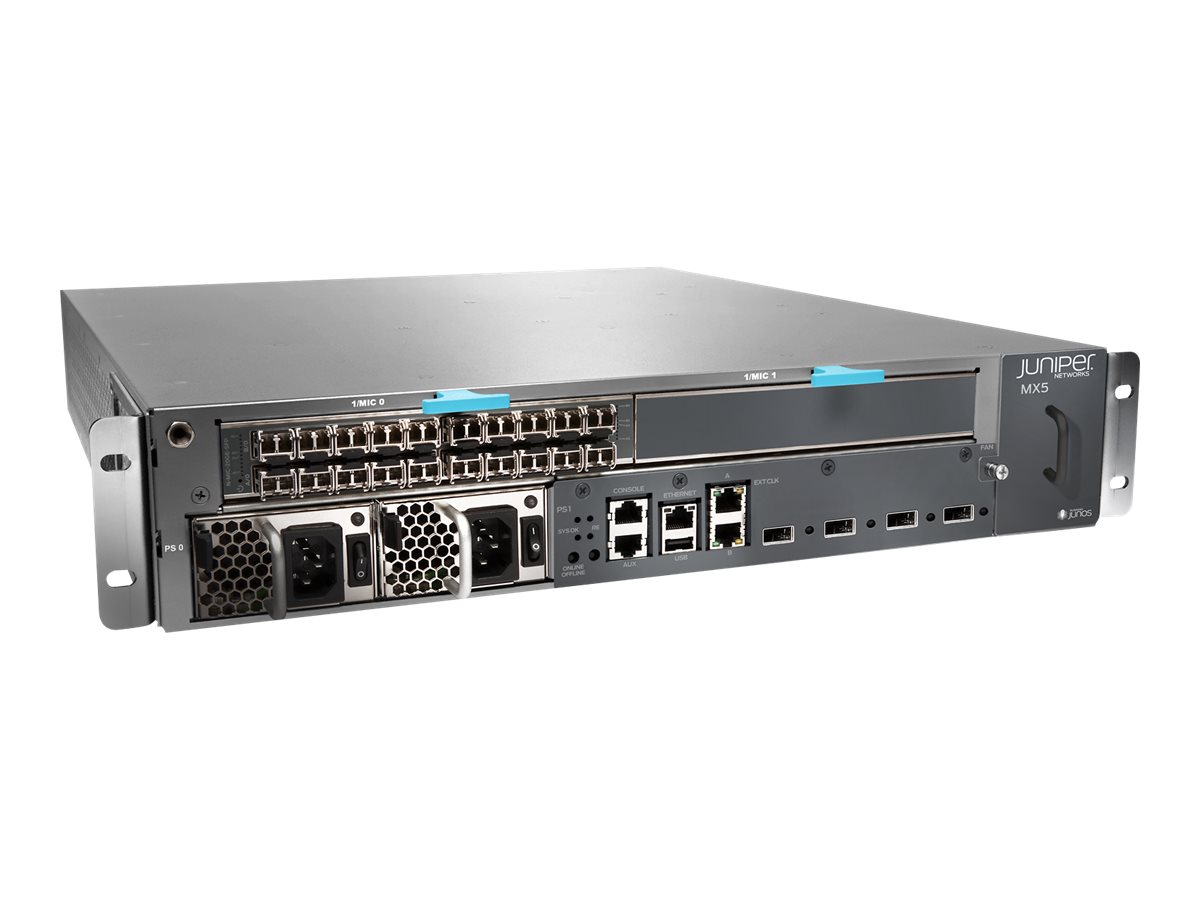 MX5-T-DC - Juniper MX-series MX5 - Router - on