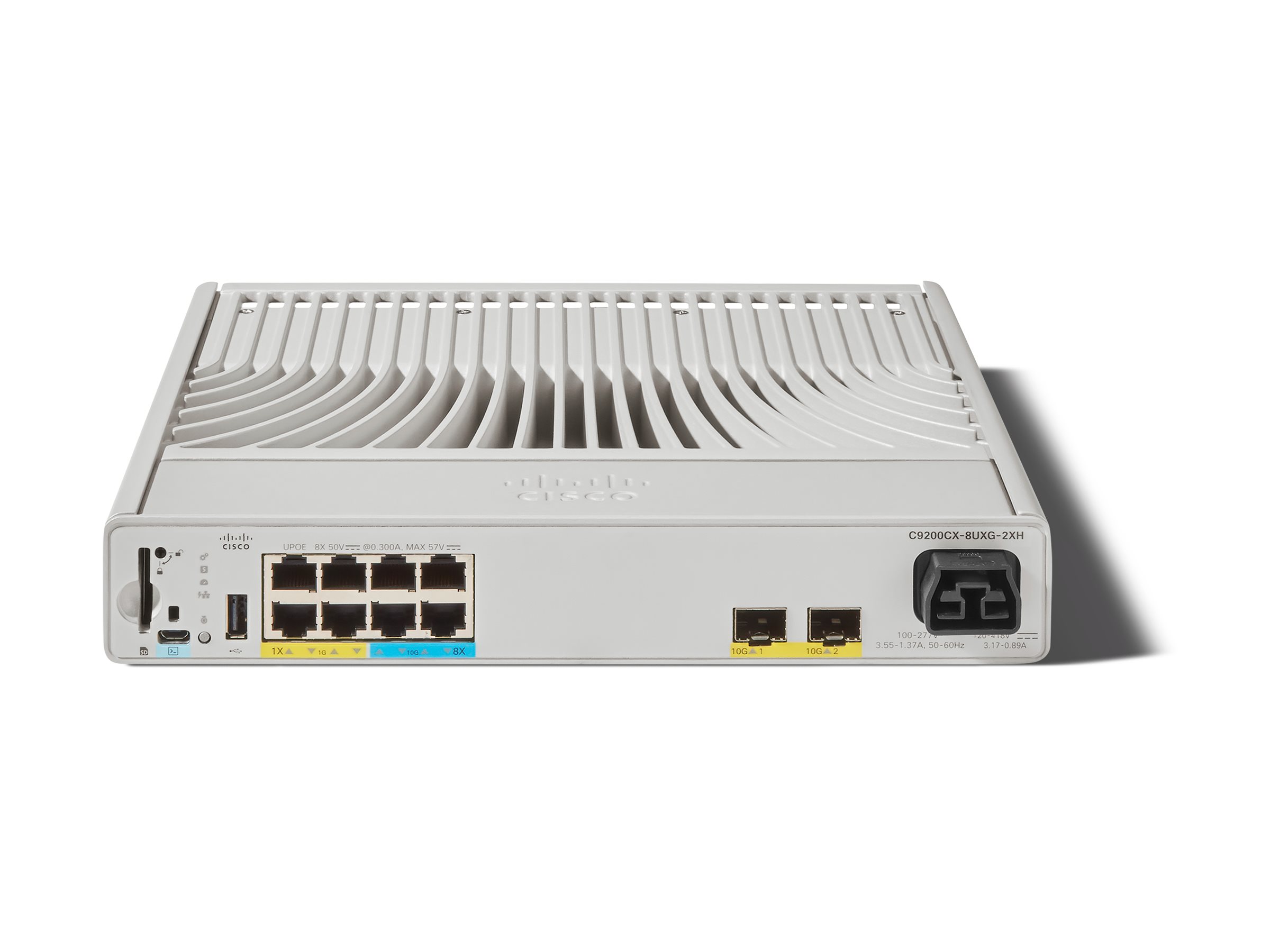 C9200CX-8UXG-2X-E - Cisco Catalyst 9200CX Switch, L3, managed, 4 x 10/100/1000 (UPOE)