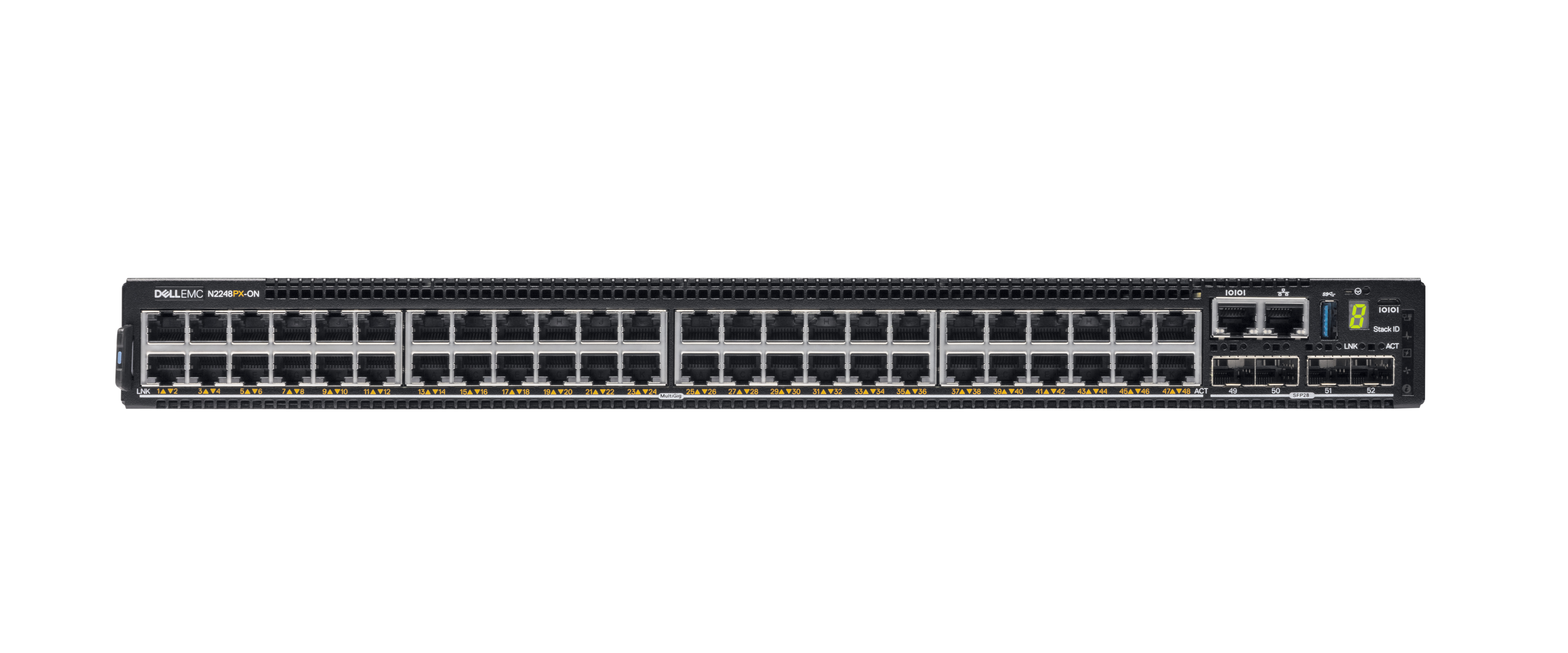 210-ASPX - Dell PowerSwitch N2248PX-ON - Switch - L3 - managed - 24 x 10/100/1000/2.5G (PoE+)