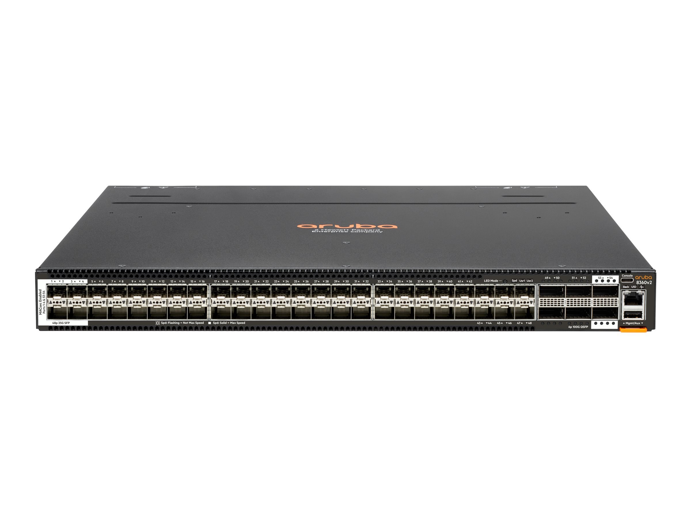 JL705C - HPE Aruba CX 8360-48Y6C v2 Switch, L3 Managed