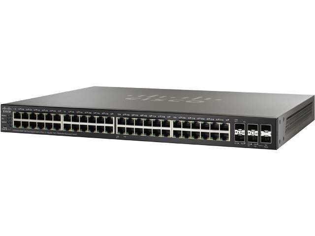 SG500X-48MP-K9-EU - Cisco Small Business SG500X-48MP, Managed, L3, Gigabit Ethernet (10/100/1000), Power over Ethernet (PoE), Rack-Einbau