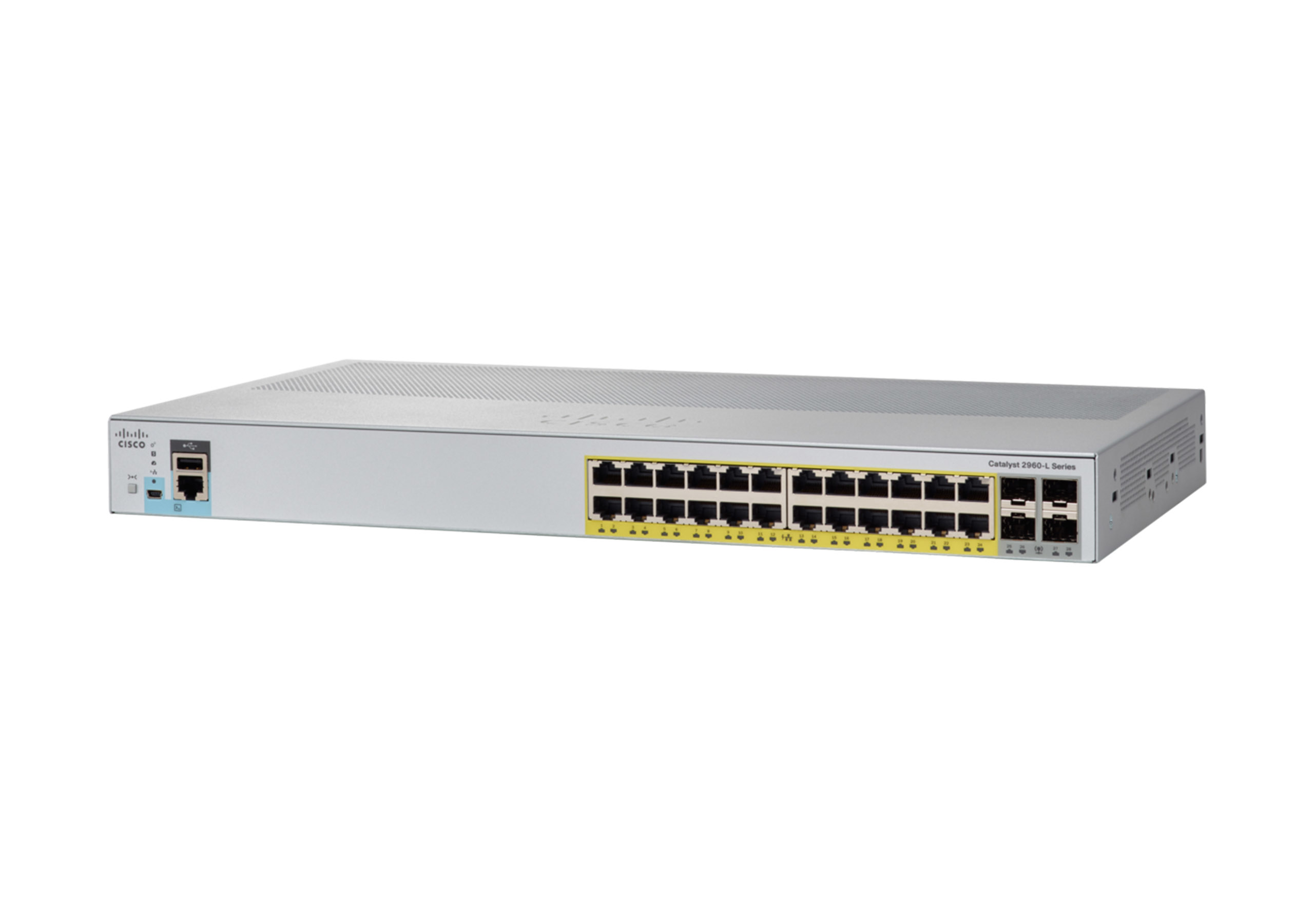 WS-C2960L-24PS-LL - Cisco Catalyst Switch, 24 x 10/100/1000 (PoE+)