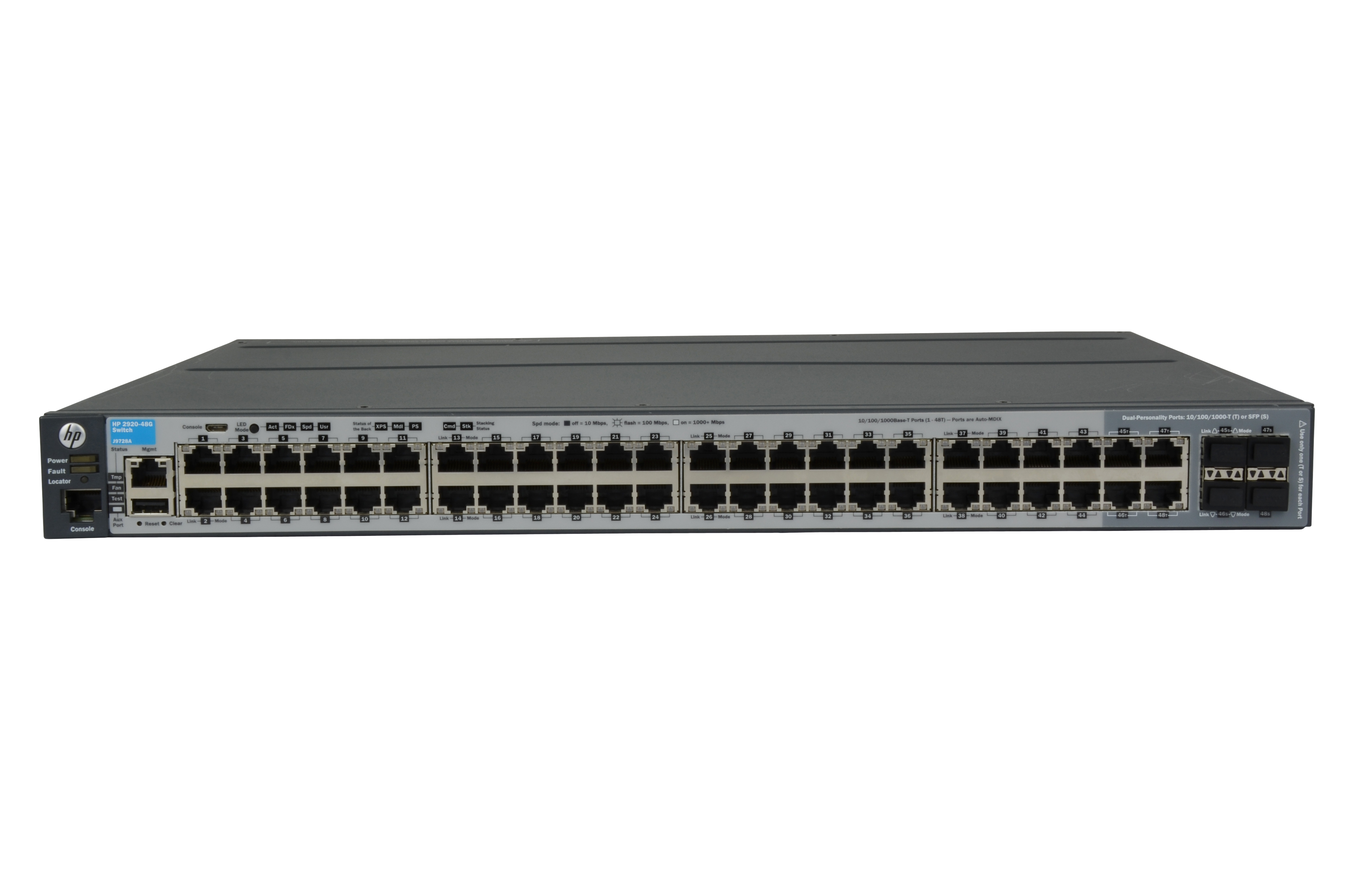 J9728A - Conmutador HPE - 48 puertos - Gestionado de capa 2
