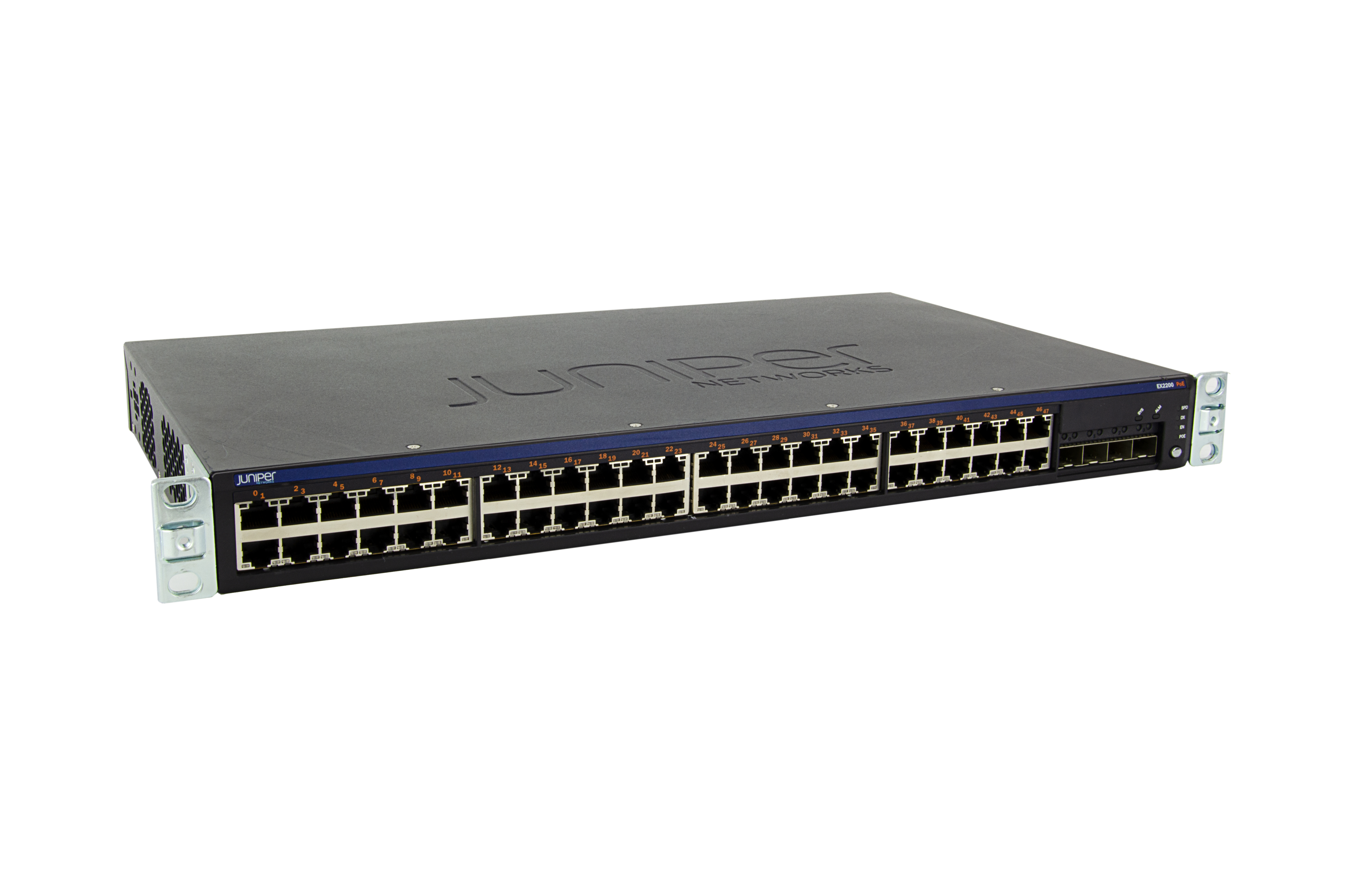 EX2200-48P-4G - Juniper EX 2200 48P - Switch - L3 - managed - 48 x 10/100/1000 (PoE+)