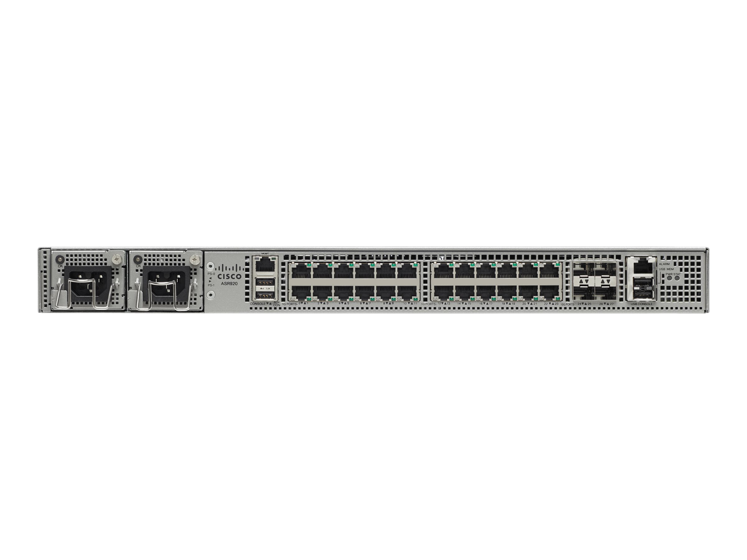 ASR-920-24TZ-M - Cisco ASR 920 router, 10 GigE, front-to-back airflow