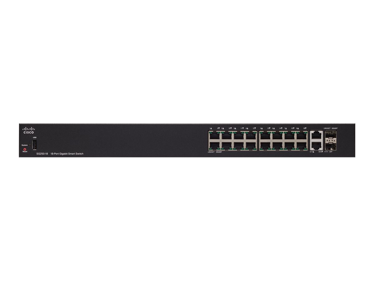 SG250-18-K9-EU - Cisco 250 Series Switch, L3, Smart