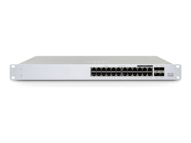 MS130-24P - Cisco Meraki MS130-24P - Switch - managed - 24 x 10/100/1000Base-T + 4 x Gigabit SFP - an Rack montable - PoE++ (370 W)