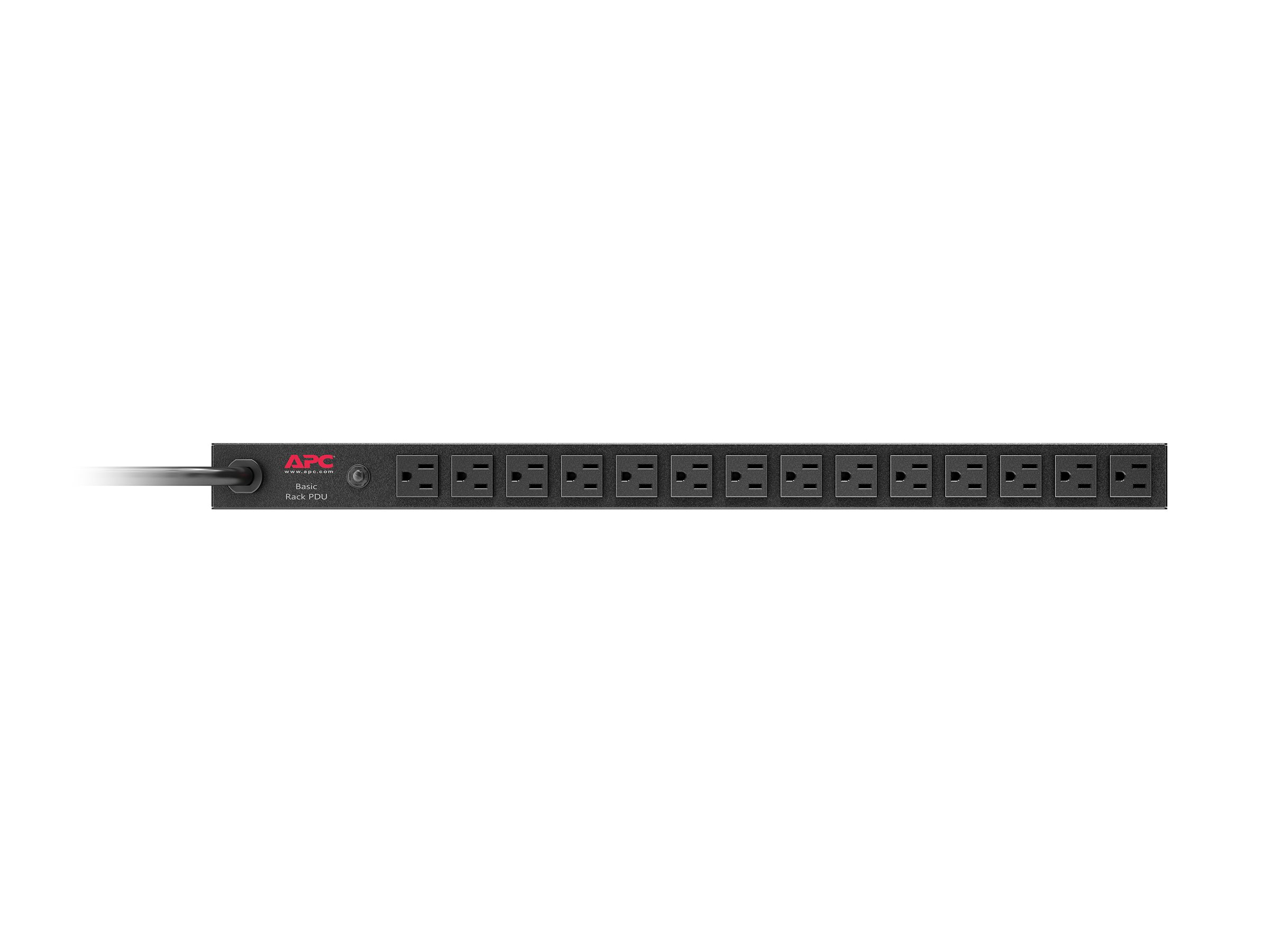 AP9551 - APC power strip (rack-mountable) - 120 V AC input, NEMA L5-20 input - Output sockets: 14 (NEMA 5-15)